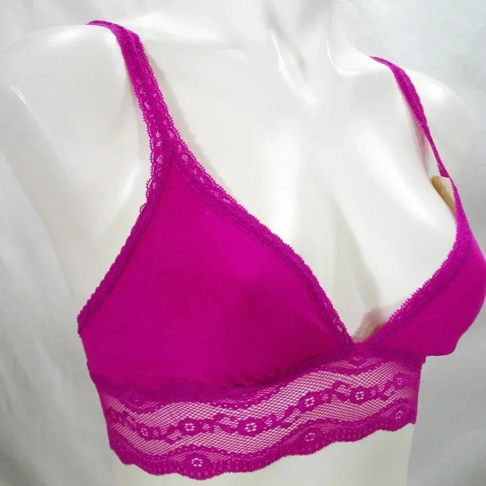 SMALL b.tempt'd Wacoal 935182 b.adorable Wire Free Bra Pink NWT - Picture 2 of 4